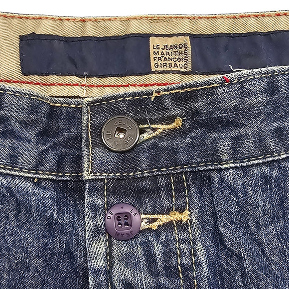 Vintage Marithe Francois Girbaud Shorts Mens Size 40 Jean Shorts Streetwear - Picture 8 of 14